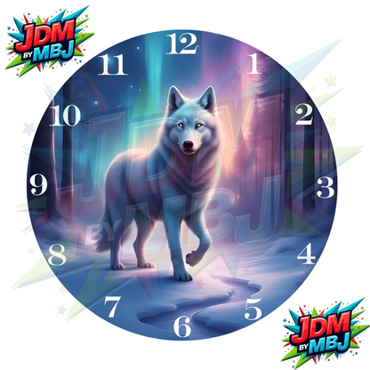 Impresiones de sublimación de relojes de 8 pulgadas (20 cm x 20 cm) - Inspiradas en animales