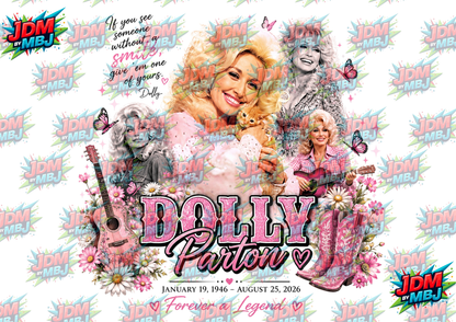 Inspired by Dolly Parton Cutting Board Sublimation Prints