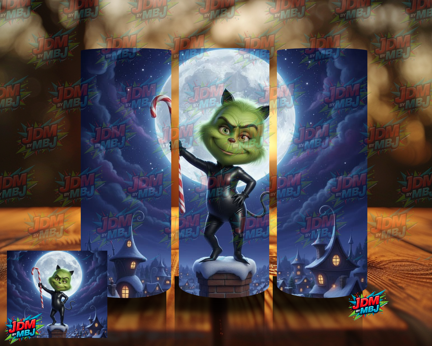 Inspired by Grinch Styled by Marvel/DC  Sublimation Prints