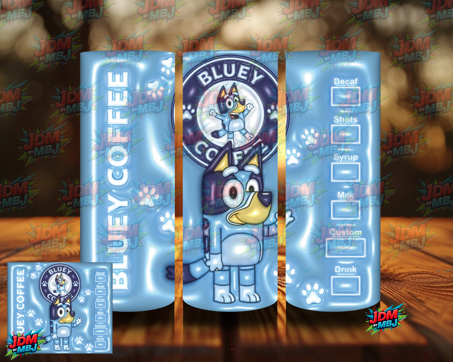 Bubble Style "Coffee" Sublimation Prints