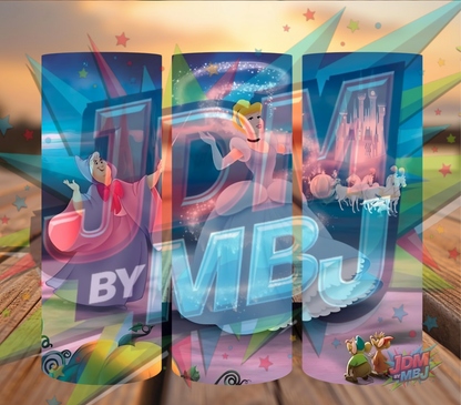 Inspirado en las impresiones de sublimación de Cenicienta