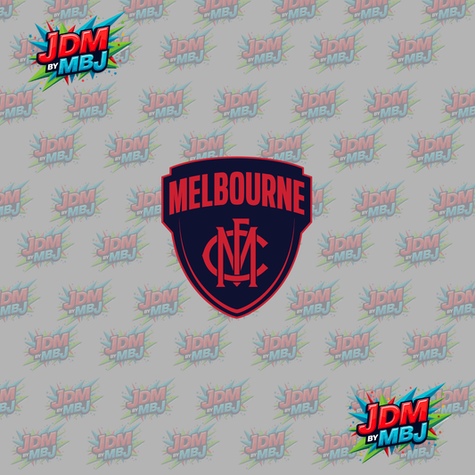 Iron On - Melbourne "AFL" DTF 20cm