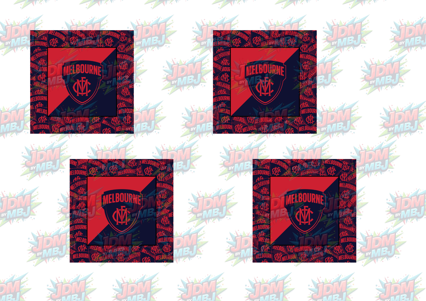 Inspired by AFL Digital Alarm Clock Sublimation Prints