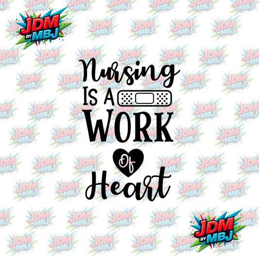 Iron On - Nurse Style DTF 20cm