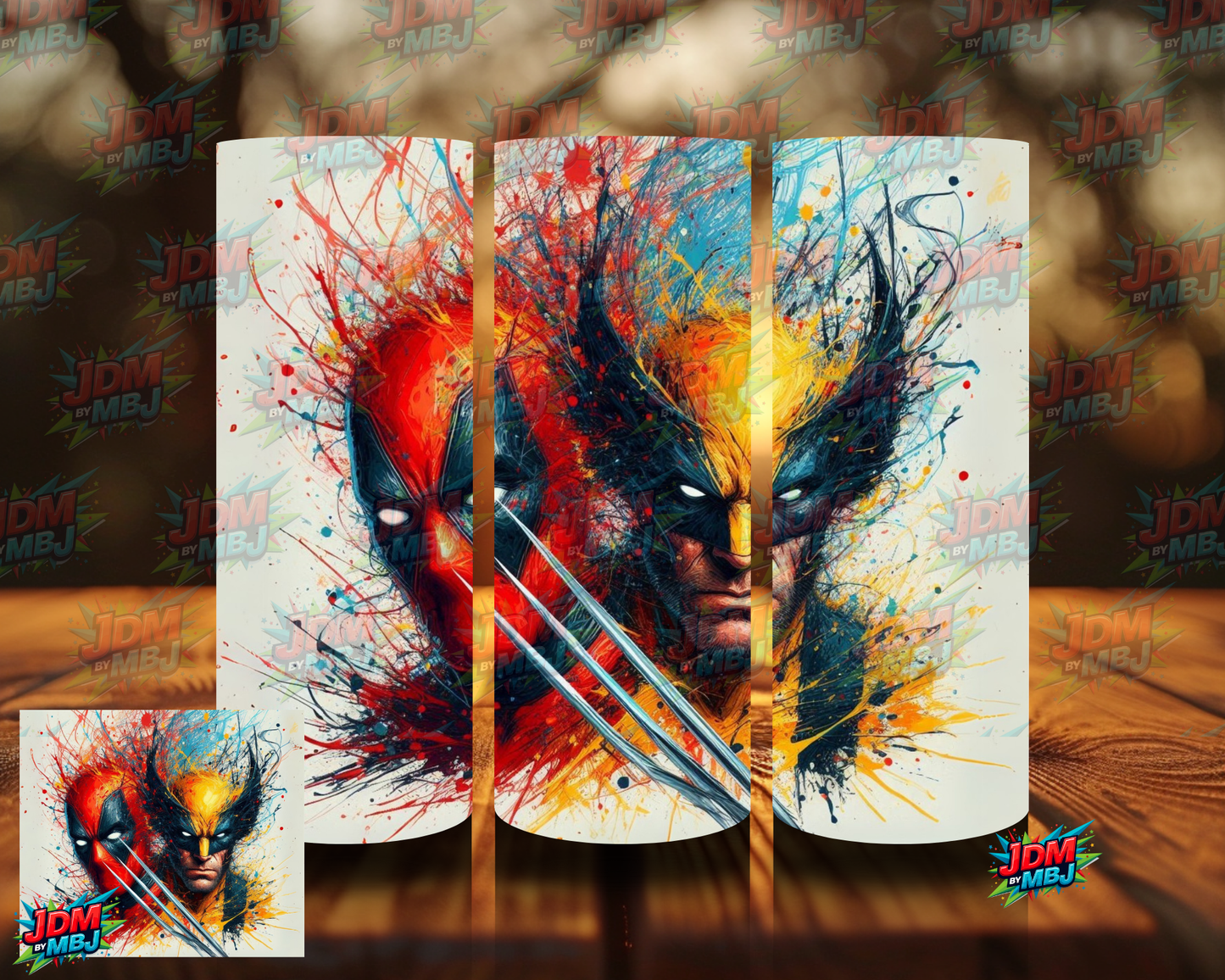 Inspired by Dead Pool Sublimation Prints