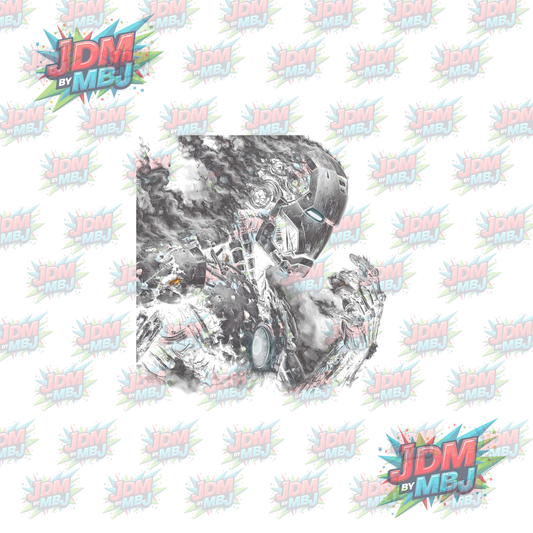 Iron On - Superhero Halftone DTF