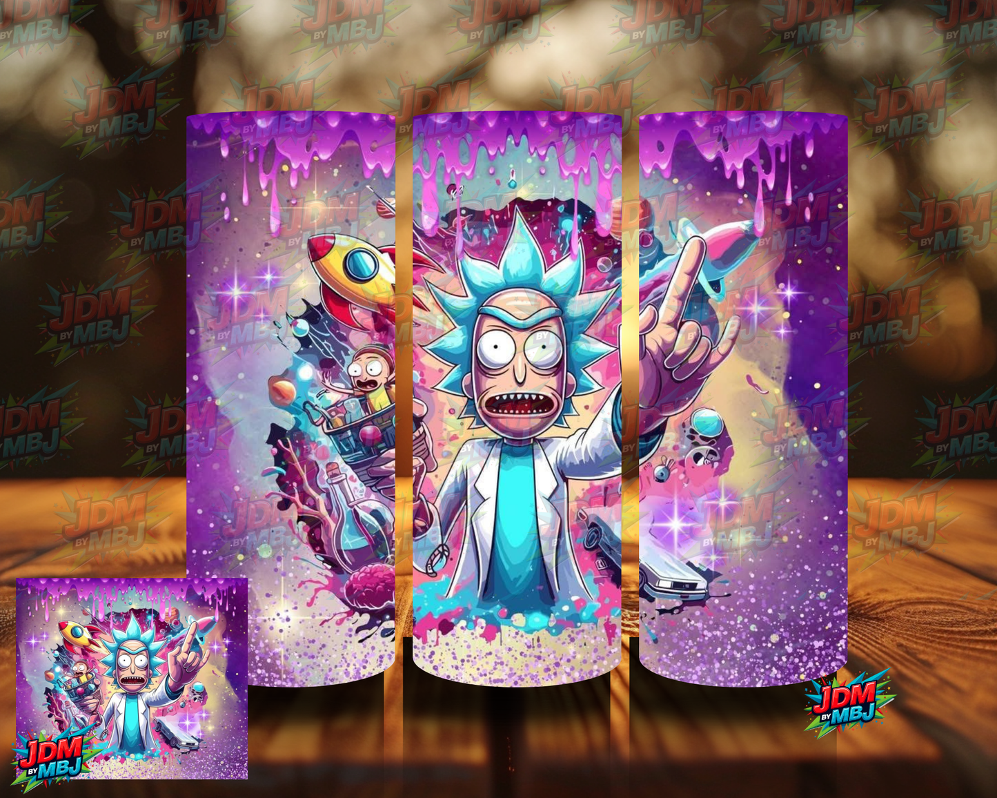 Inspired by Rick & Morty Sublimation Prints