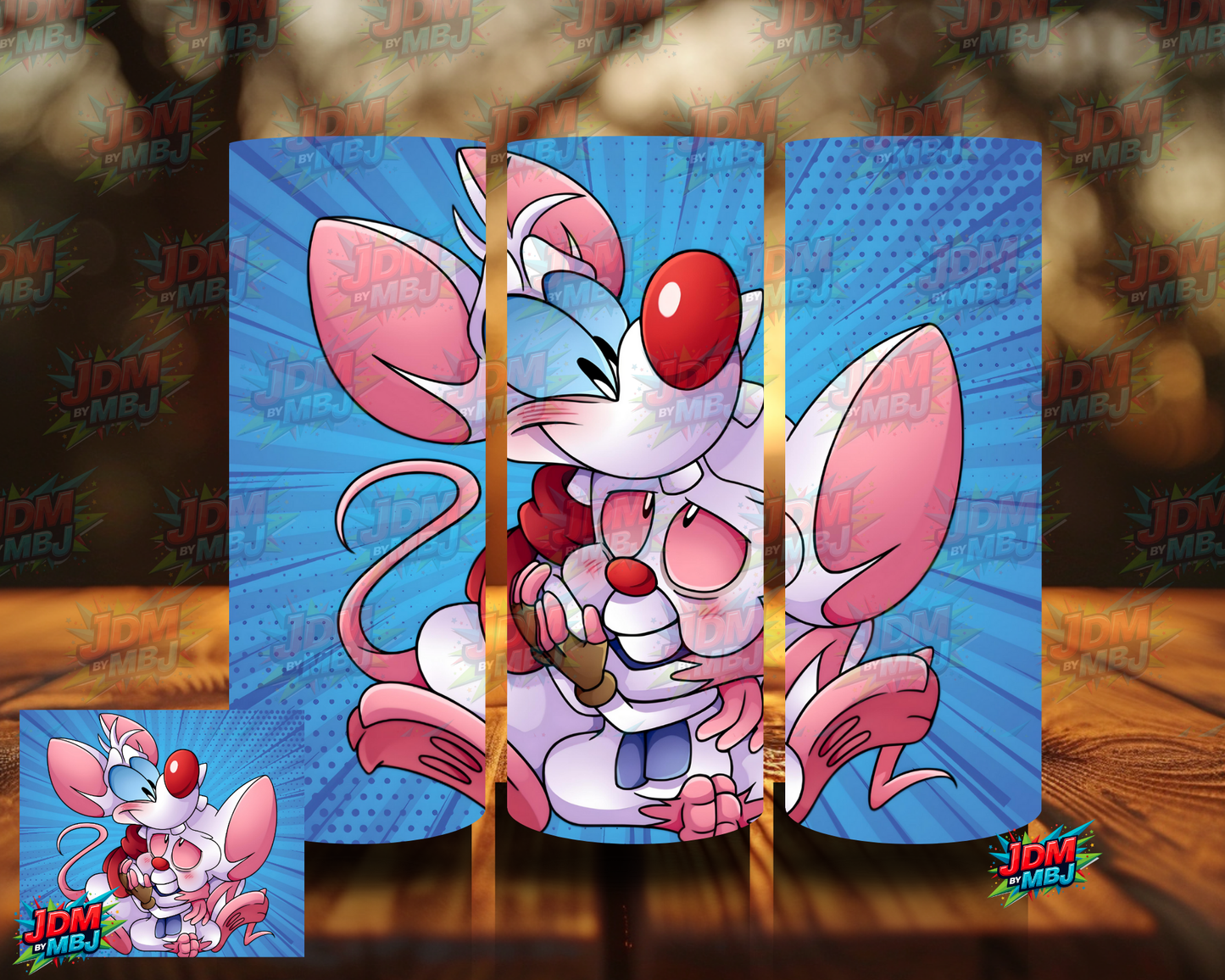 Inspired by Pinky & The Brain Sublimation Prints