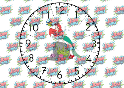 Clock Sublimation Prints- Inspired by Disney, Stitch & More