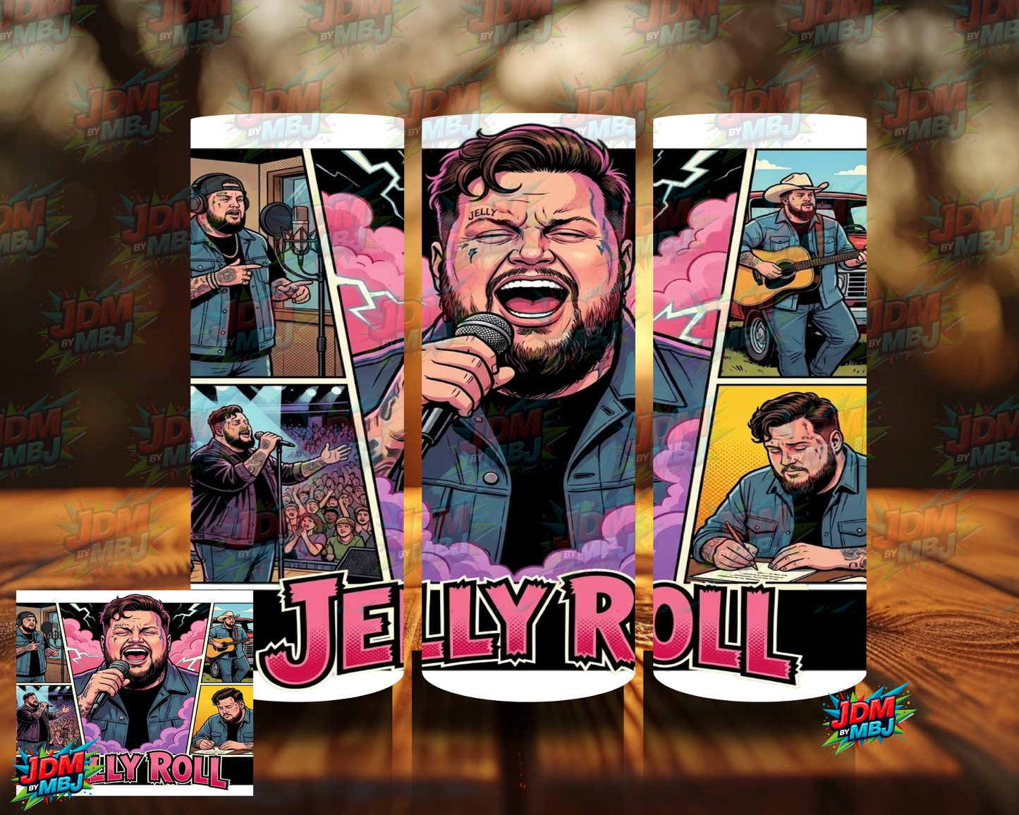Inspired by Music Artist Cartoon Sublimation Prints