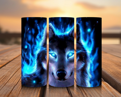 Inspirado en impresiones de sublimación de lobos