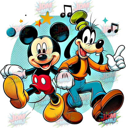 Parche termoadhesivo - Mickey Mouse DTF 25 cm