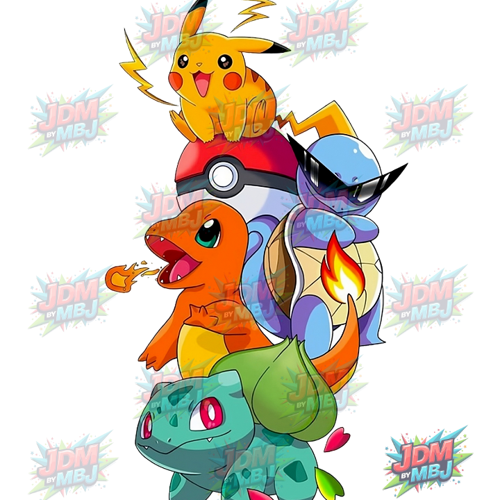Iron On - Pokemon  DTF 25cm