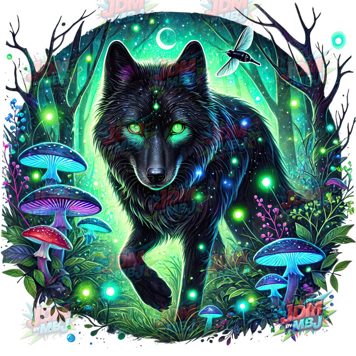 Iron On - Mystery Wolf's DTF 25cm