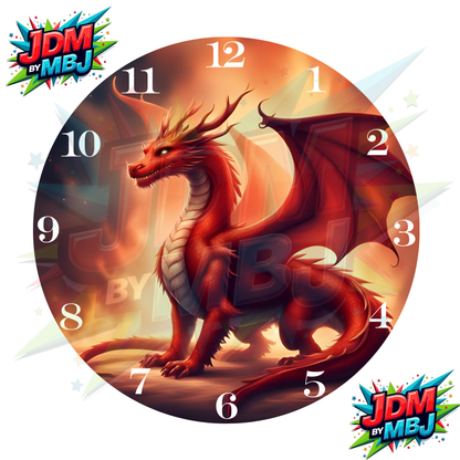 Impresiones de sublimación de relojes de 8 pulgadas (20 cm x 20 cm) - Inspiradas en animales