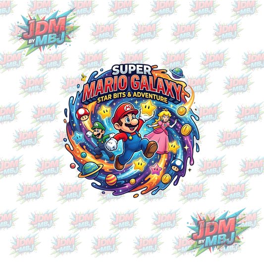 Iron On - Super Mario Galaxy DTF