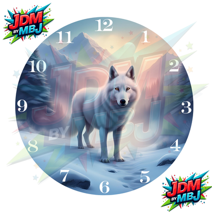 Impresiones de sublimación de relojes de 8 pulgadas (20 cm x 20 cm) - Inspiradas en animales