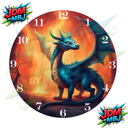 Impresiones de sublimación de relojes de 8 pulgadas (20 cm x 20 cm) - Inspiradas en animales