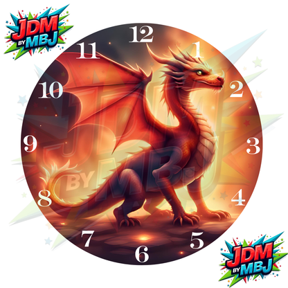 Impresiones de sublimación de relojes de 8 pulgadas (20 cm x 20 cm) - Inspiradas en animales