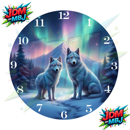 Impresiones de sublimación de relojes de 8 pulgadas (20 cm x 20 cm) - Inspiradas en animales