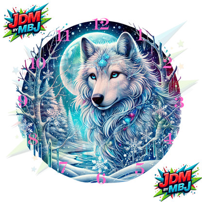 Impresiones de sublimación de relojes de 8 pulgadas (20 cm x 20 cm) - Inspiradas en animales