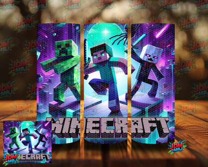 Rhinestone Minecraft 20oz Sublimation Prints