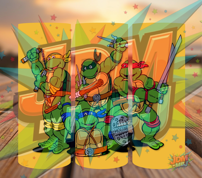 Inspirado en las impresiones de sublimación de las Tortugas Ninja Adolescentes
