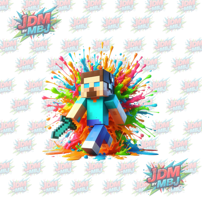 Iron On - Inspired Disney Colour Splash DTF 20cm