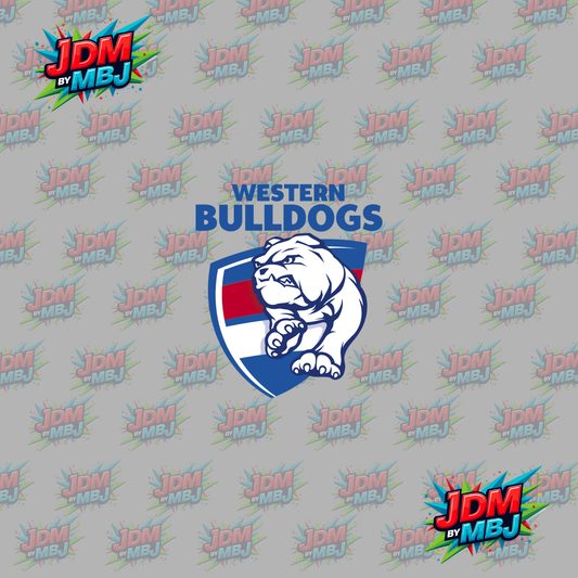 Iron On - Western Bulldogs "AFL" DTF 20cm