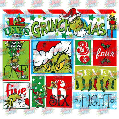 Inspired by Grinch Sublimation Prints