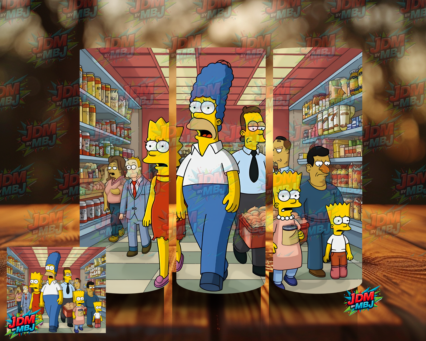 Inspired by The Simpson Sublimation Prints