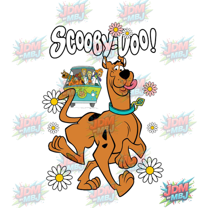Vinilo termoadhesivo de Scooby Doo (DTF) de 25 cm