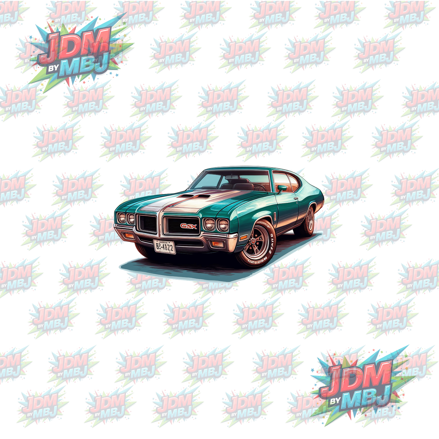 Iron On - Classic Vintage Cars DTF 20cm
