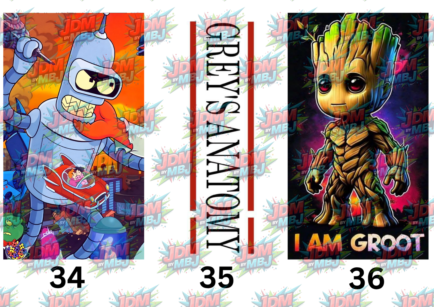 Phone Case Sublimation Prints