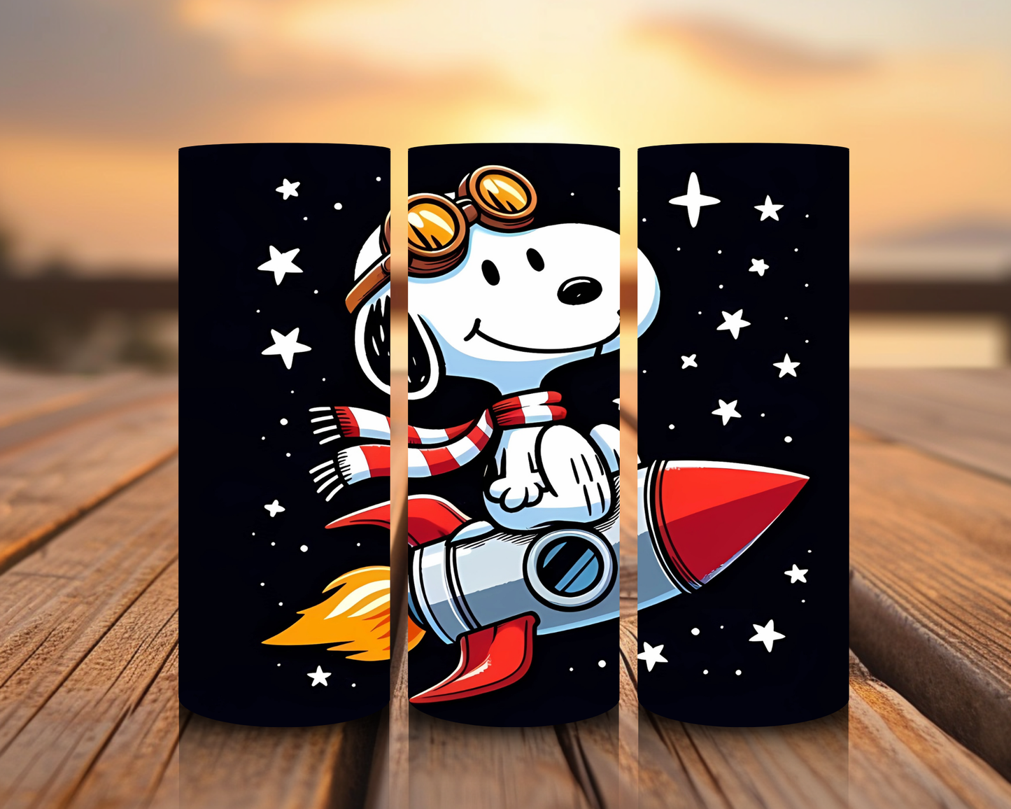 Inspirado en las impresiones de sublimación de Snoopy