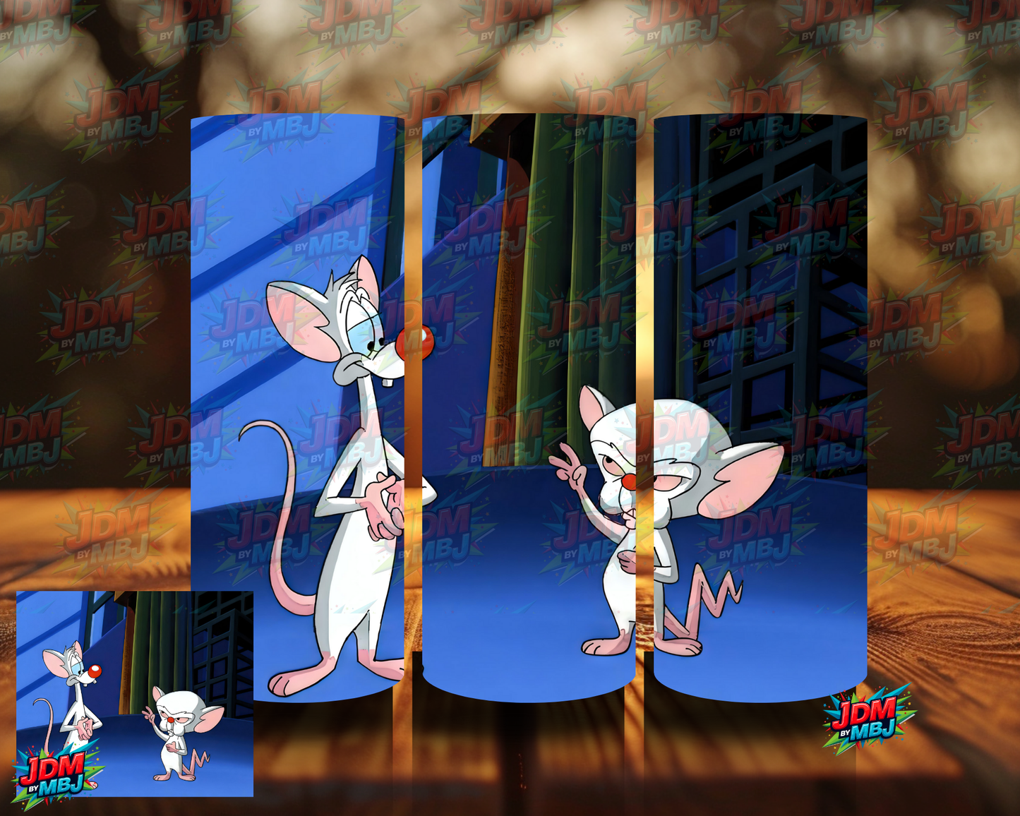 Inspired by Pinky & The Brain Sublimation Prints