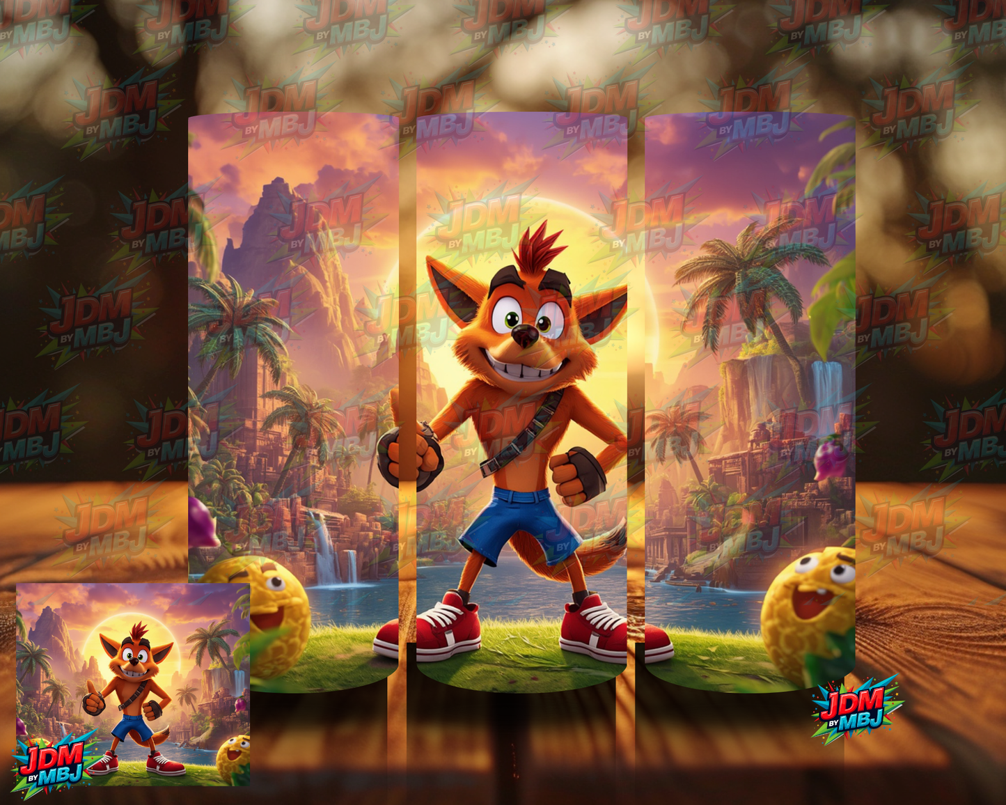 Inspired by Crash Bandicoot Sublimation Prints