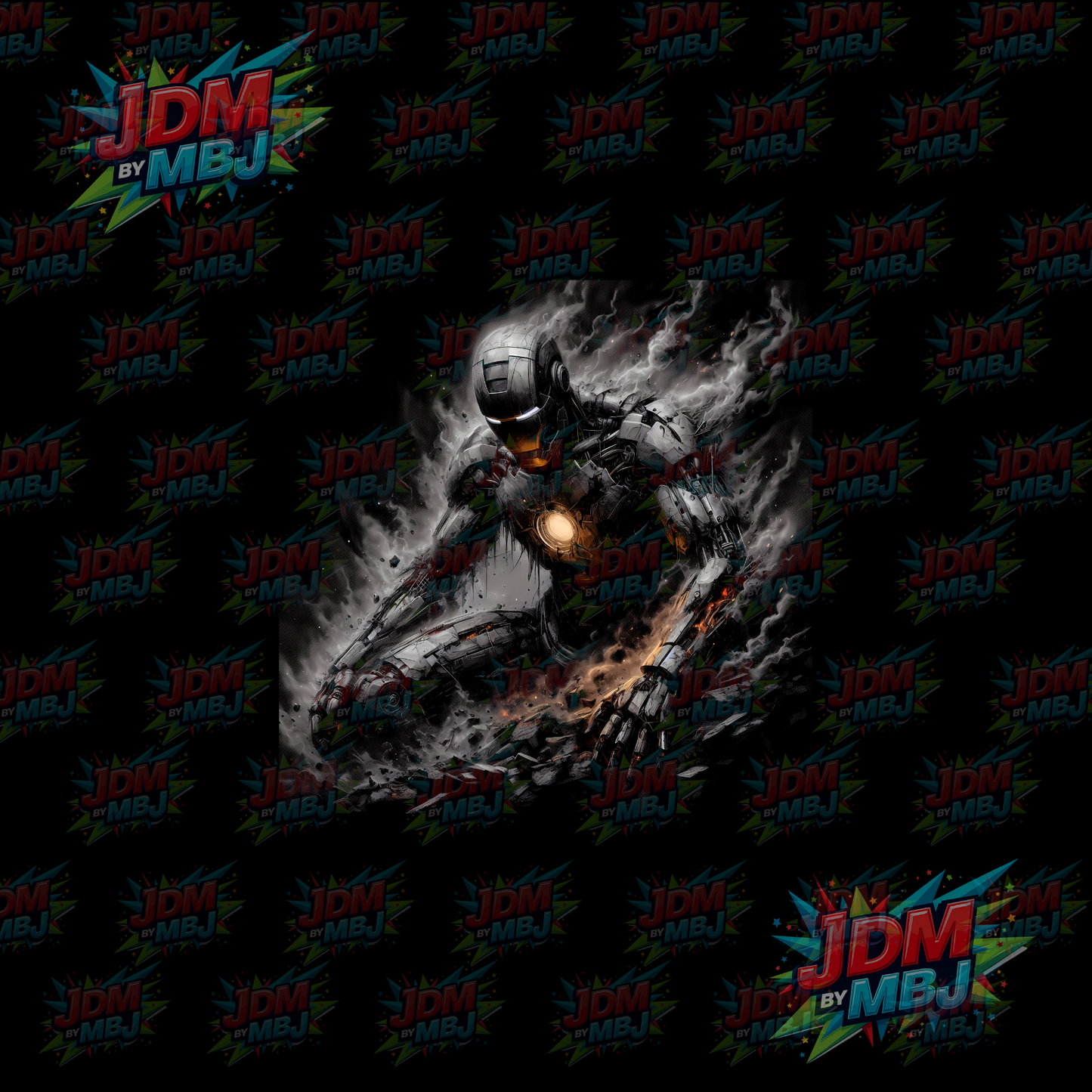 Iron On - Superhero Halftone DTF