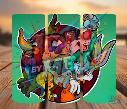 Inspirado en las impresiones de sublimación de Looney Tunes