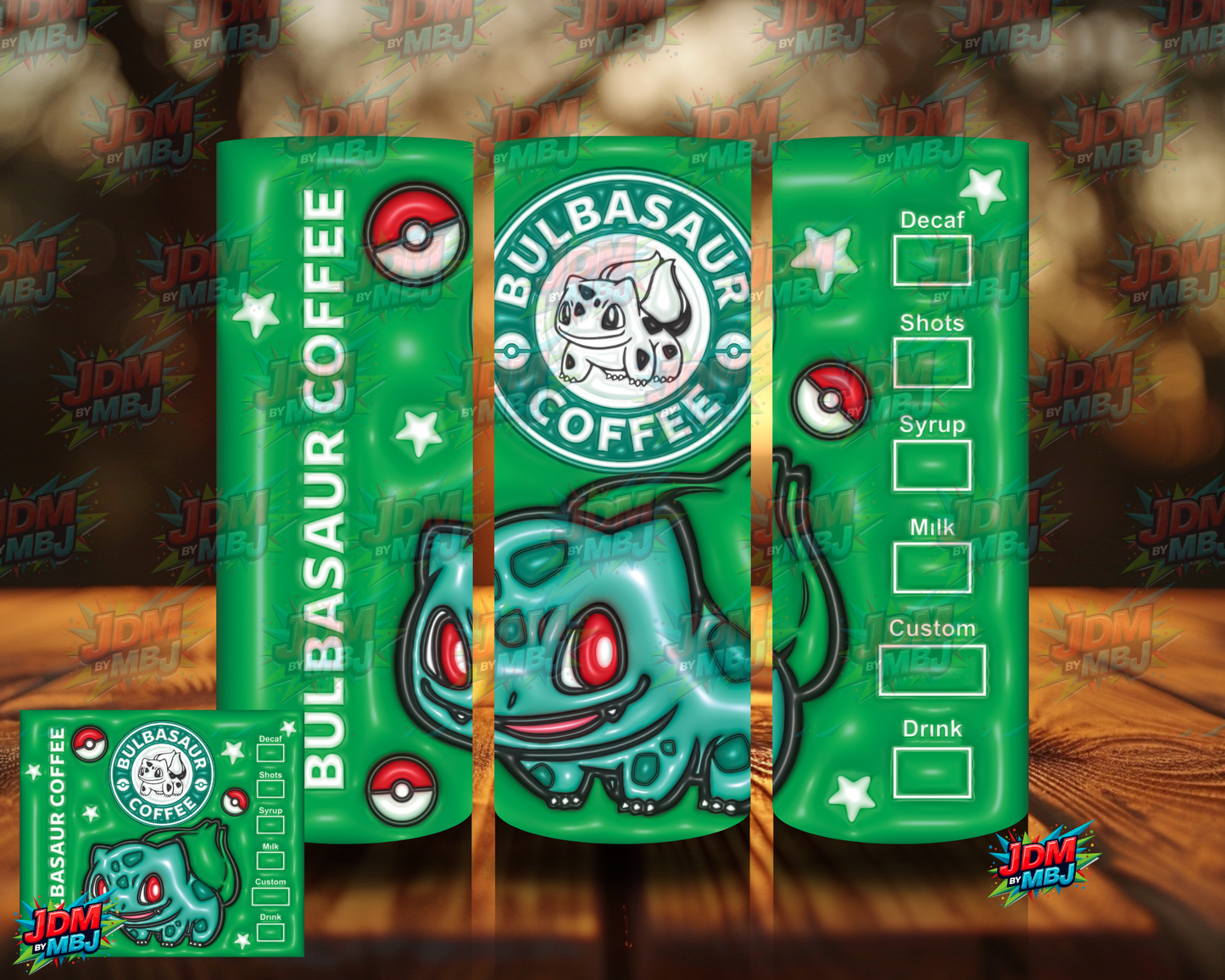 Bubble Style "Coffee" Sublimation Prints