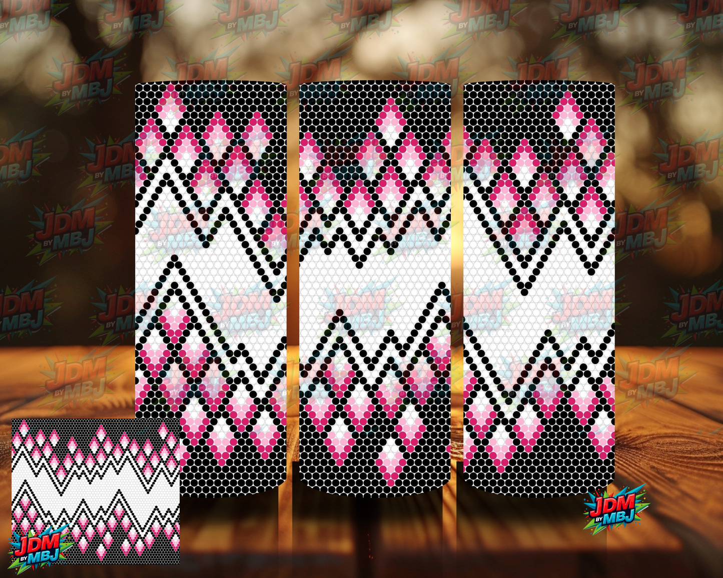 Rhinestone Sublimation Prints 20oz