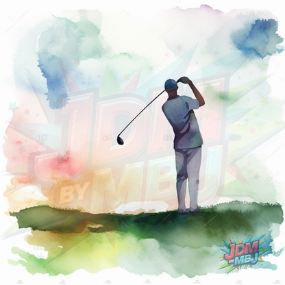 Inspirado en las impresiones de sublimación de golf