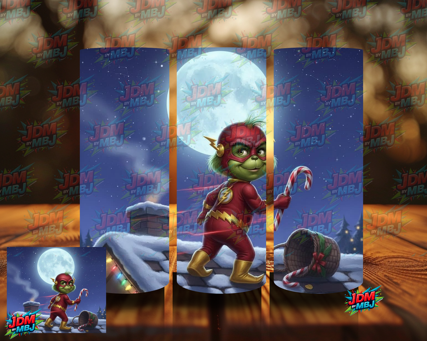 Inspired by Grinch Styled by Marvel/DC  Sublimation Prints