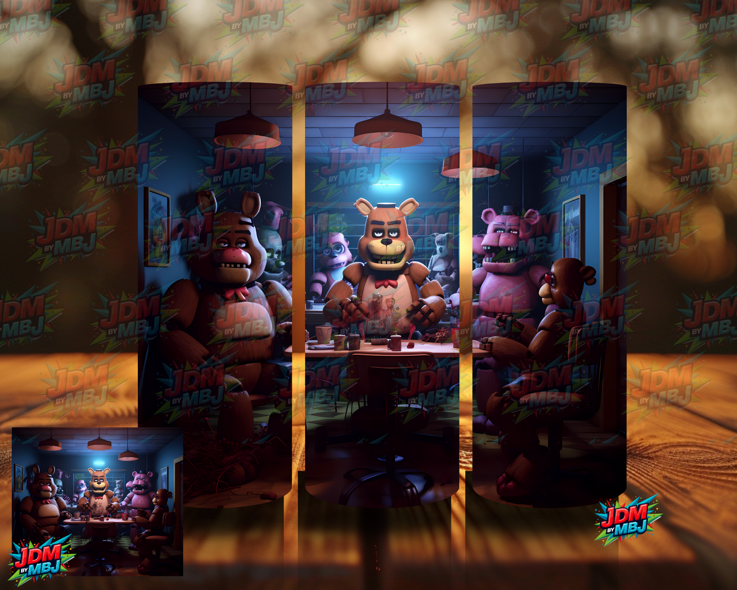 Inspired by Five Nights of Freddy Sublimation Prints