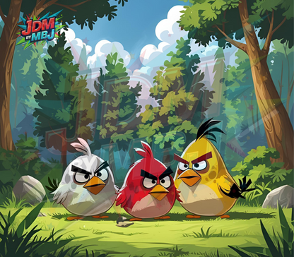 Inspirado en las impresiones de sublimación de Angry Bird