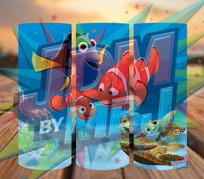 Inspirado en las impresiones de sublimación de Buscando a Nemo