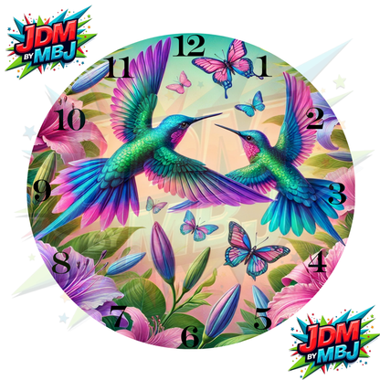 Impresiones de sublimación de relojes de 8 pulgadas (20 cm x 20 cm) - Inspiradas en animales