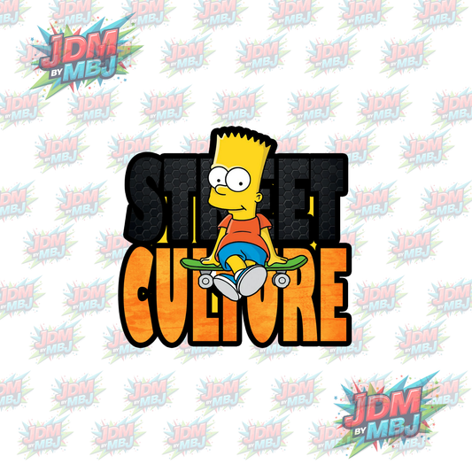 Iron On - The Simpsons "Street Culture" DTF
