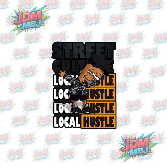 Iron On - The Simpsons "Street Culture - Local Hustle" DTF