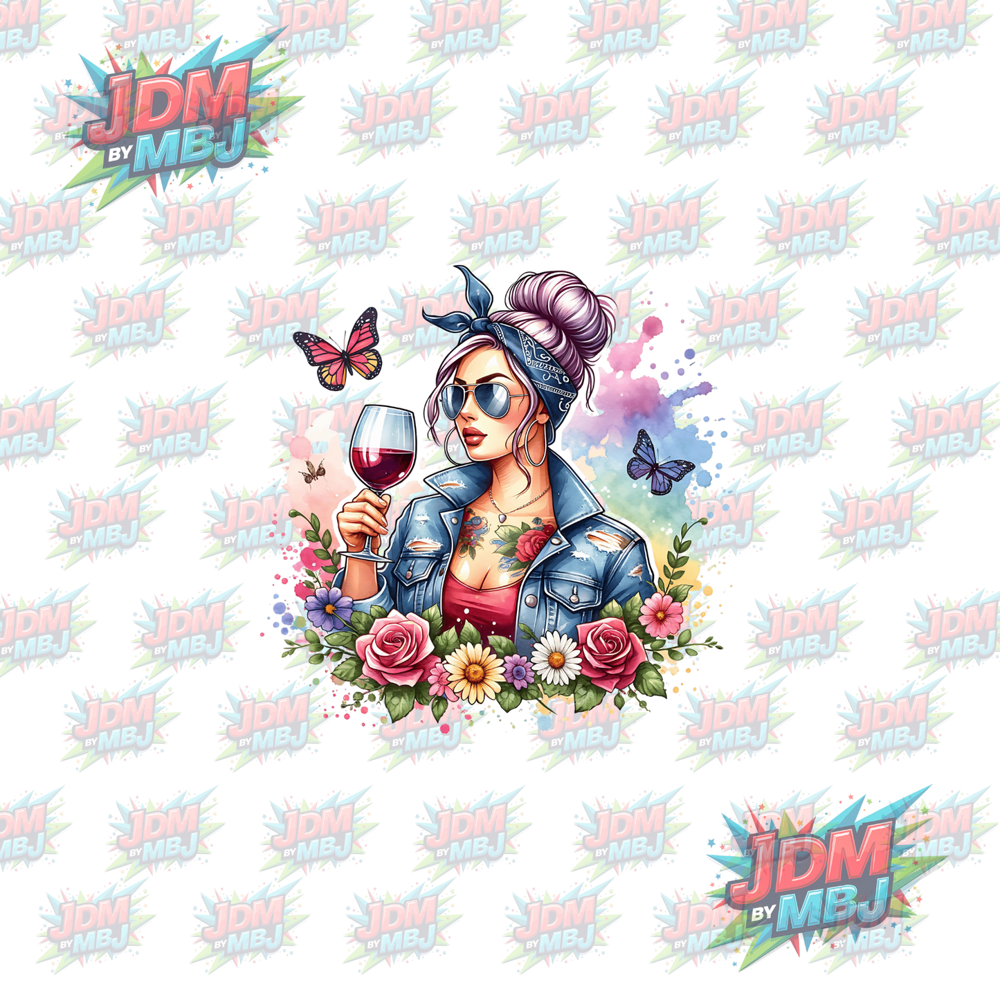 Iron On - Tattoo Girl DTF